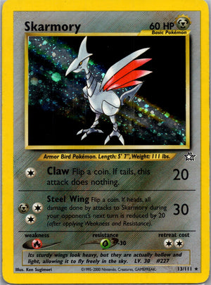 2000 Neo Genesis 013/111 Skarmory Holo Rare G316