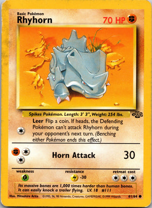 2002 Legendary Collection 090/110 Rhyhorn LP