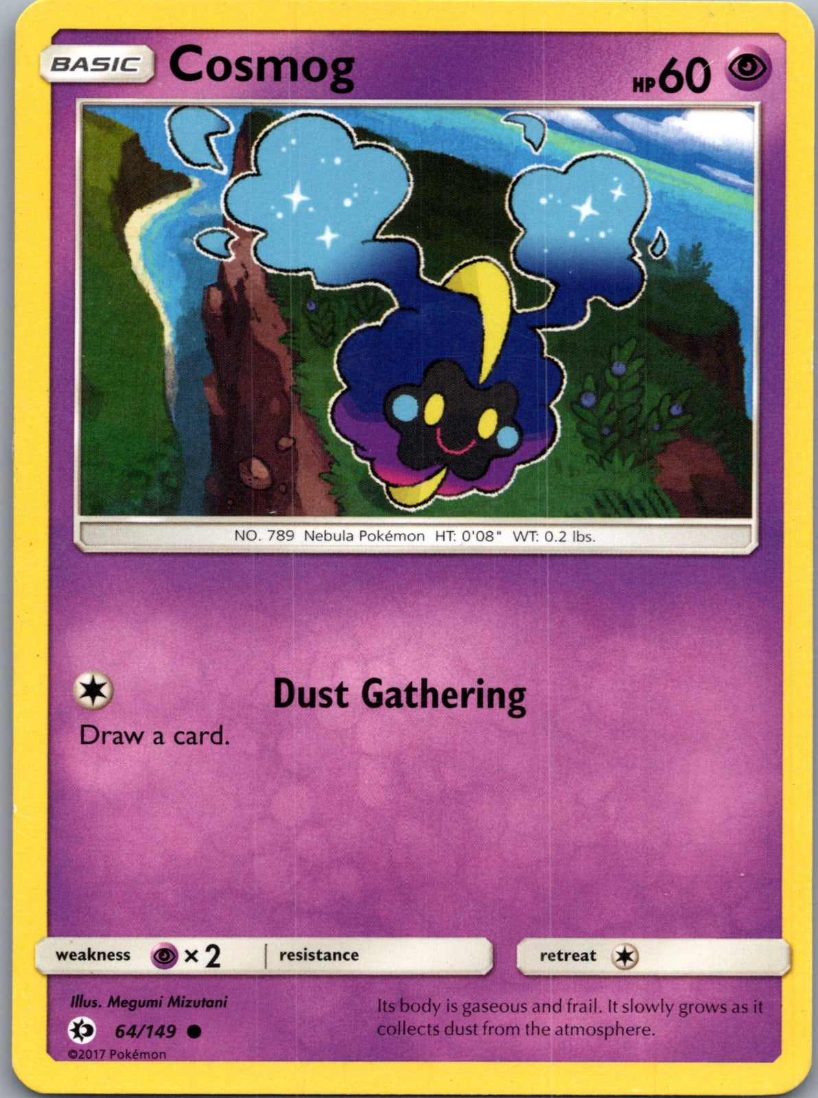 2017 McDonald's Promo 2017 006/012 Cosmog (Holo) LP S263