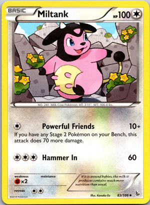 2014 XY - Flashfire 83/106 Miltank LP