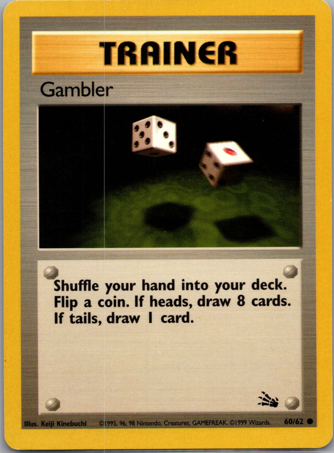 Fossil 60/62 Gambler Common NM