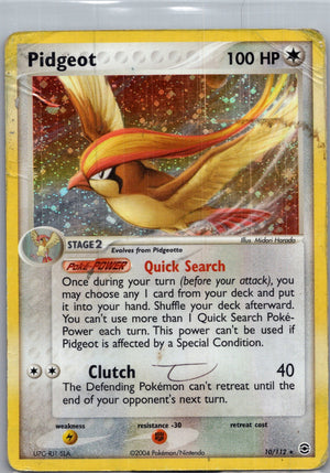 2004 FireRed & LeafGreen 10/112 Pidgeot Holo Rare F31
