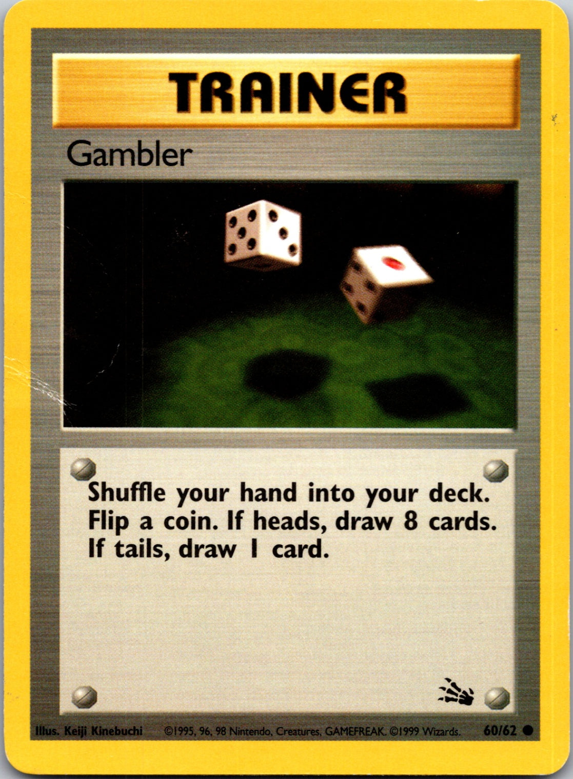 1999 Fossil 60/62 Gambler Common L173