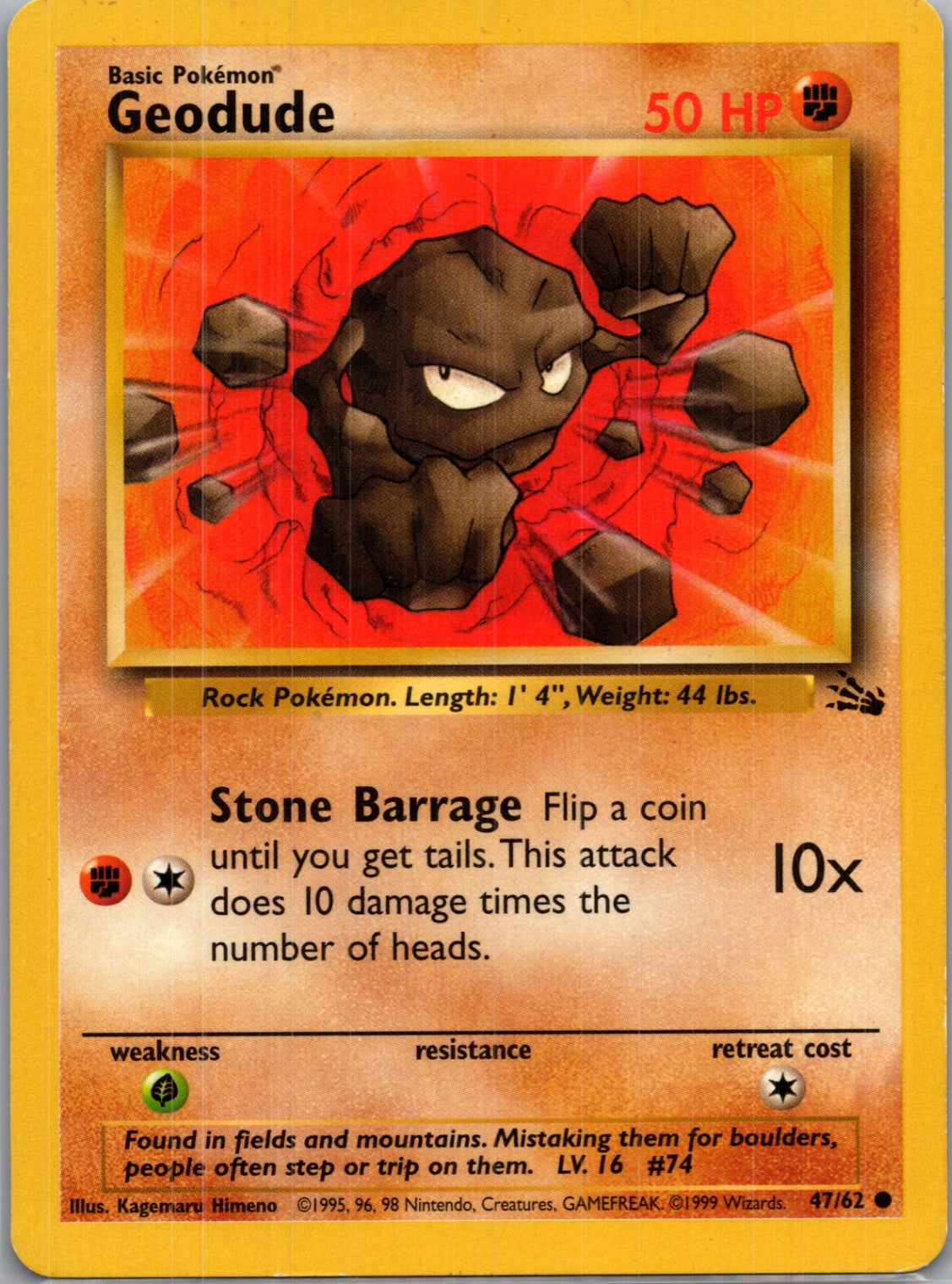 Legendary Collection 077/110 Geodude Common NM