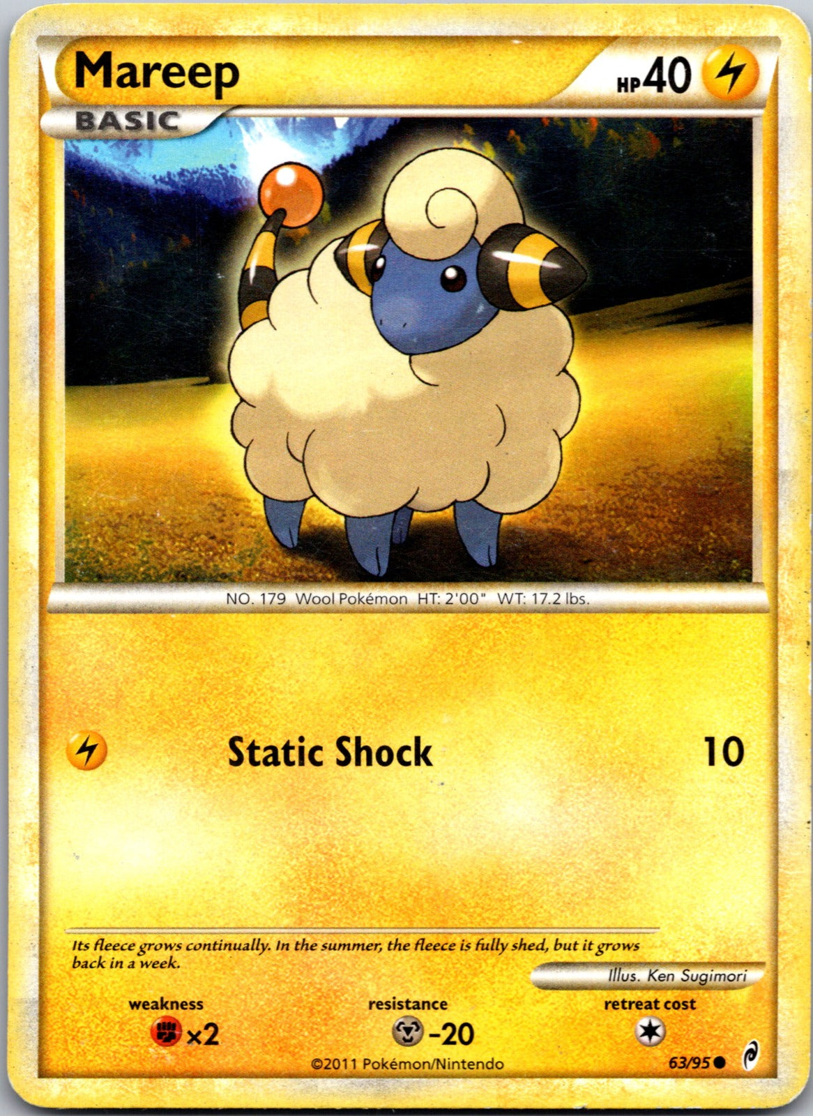 2011 Call of Legends 63/95 Mareep LP