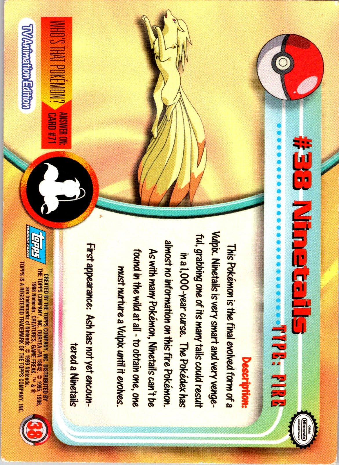 1999 Topps Ninetales MP  X46