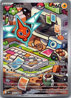 2025 SV10: Destined Rivals 197/182 Rotom NM