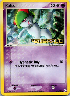 2005 Ralts Emerald 61/106 LP