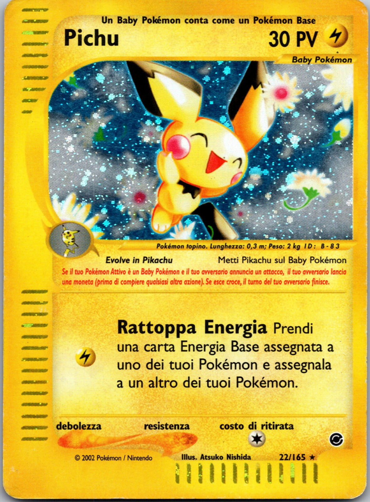 2002 Pichu (22) Expedition 022/165 NM