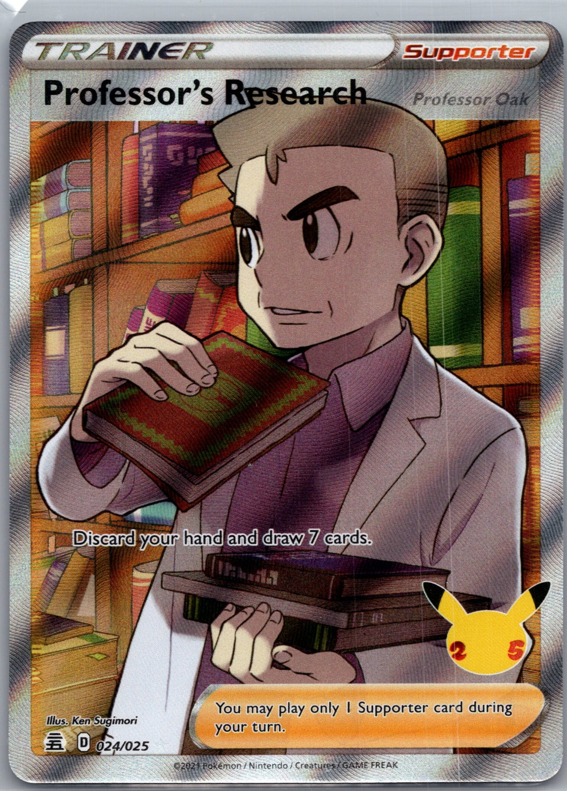 2021 Celebrations 024/025 Professor's Research (Full Art) LP