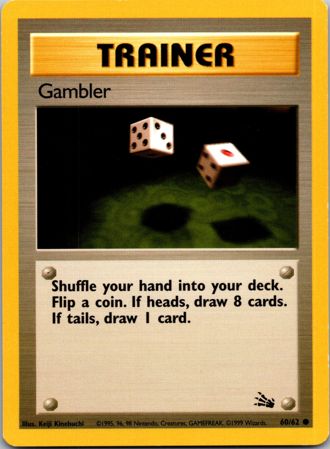 1999 Fossil 60/62 Gambler Common L160