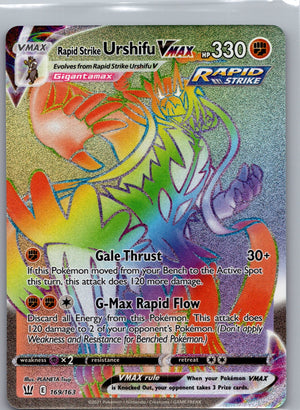 2021 SWSH05: Battle Styles 169/163 Rapid Strike Urshifu VMAX D275