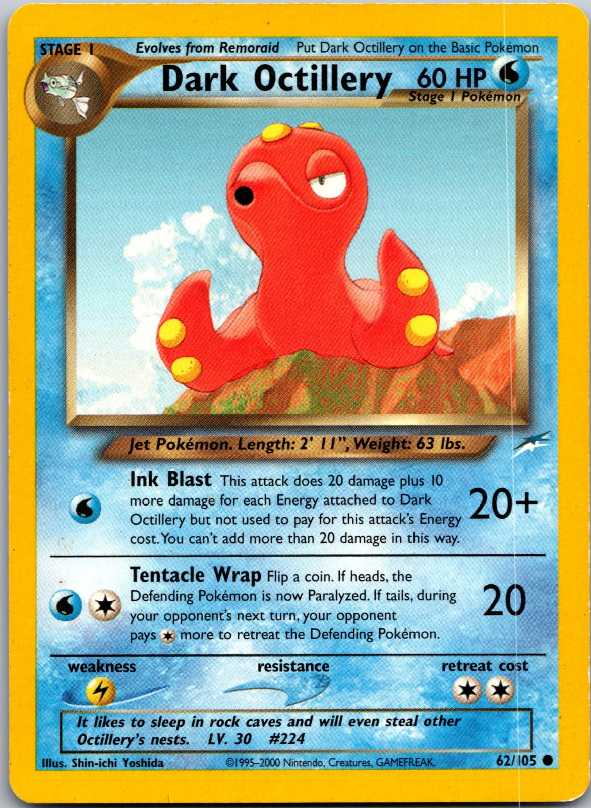 2002 Neo Destiny 062/105 Dark Octillery LP