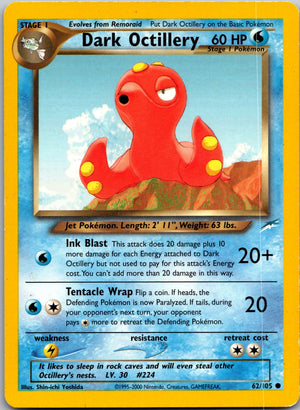 2002 Neo Destiny 062/105 Dark Octillery LP