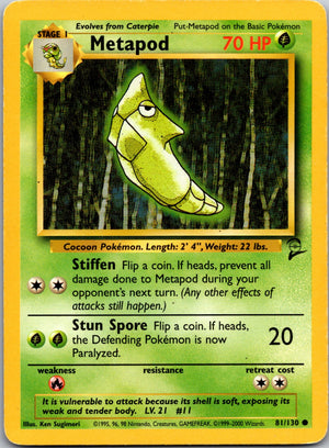 2002 Legendary Collection 054/110 Metapod LP