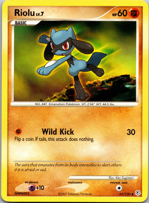 2008 Countdown Calendar Promo 061/130 Riolu LP