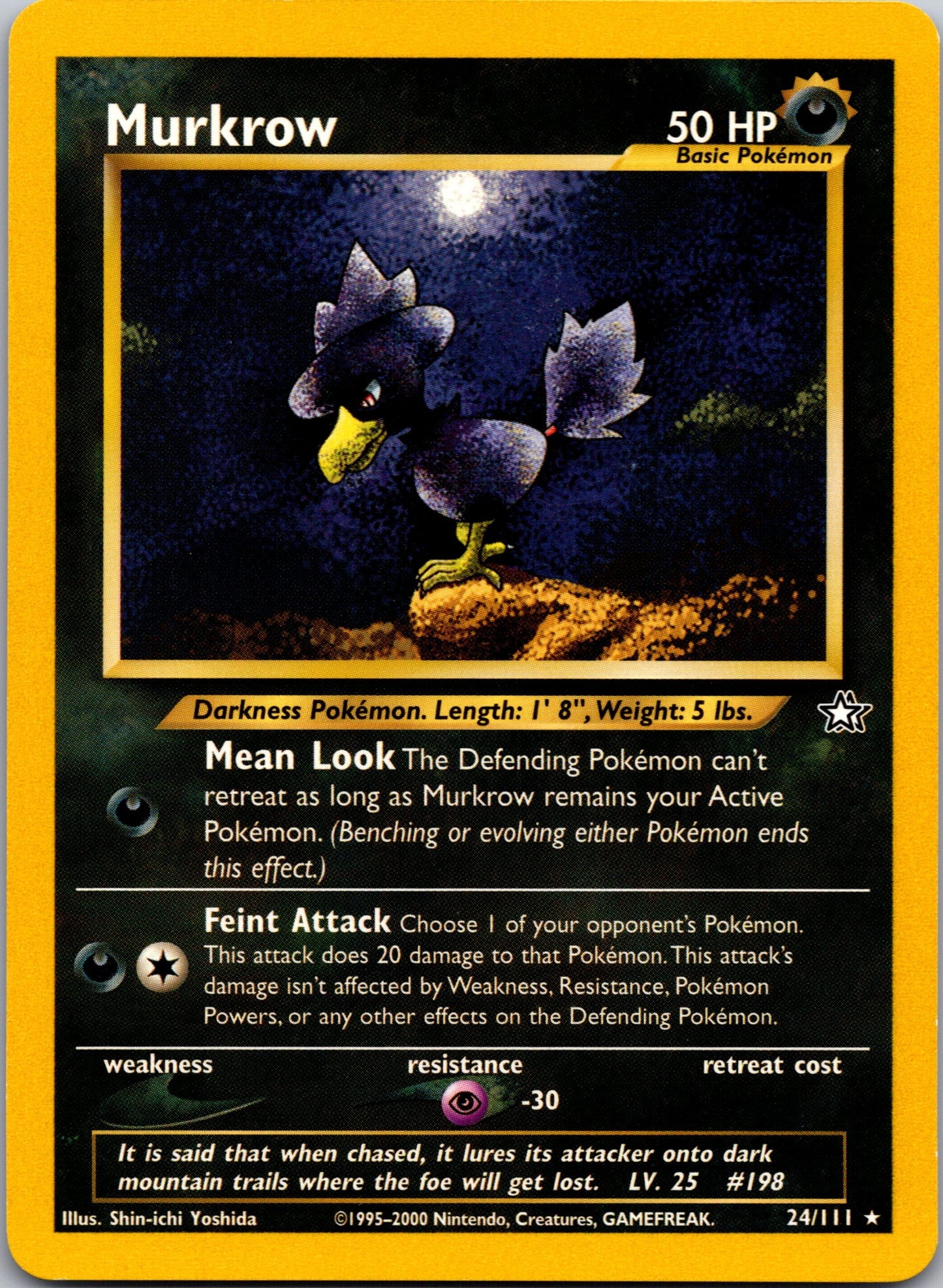 2001 Neo Revelation 46/64 Murkrow Common A229