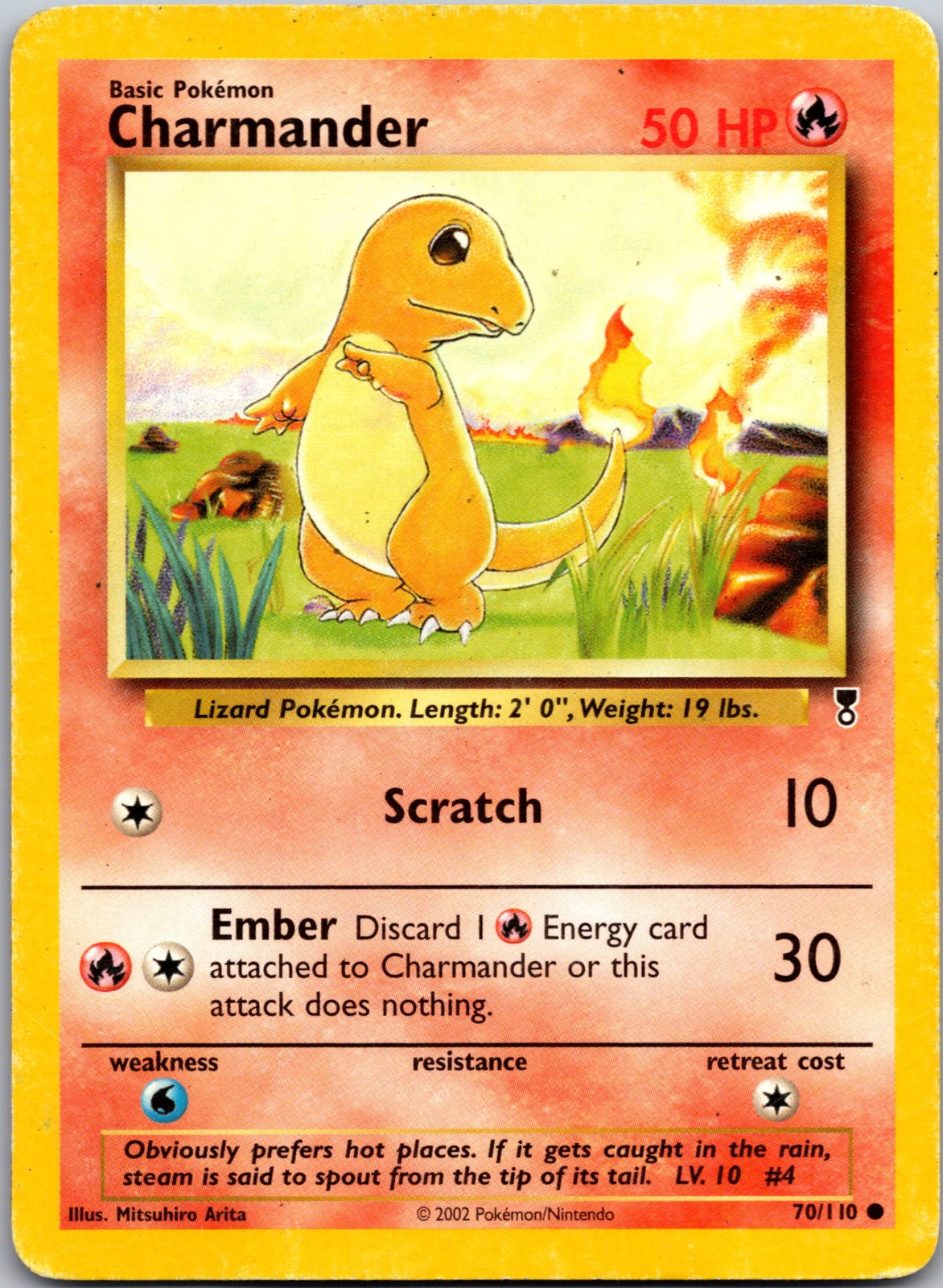 2002 Legendary Collection 070/110 Charmander HP F327