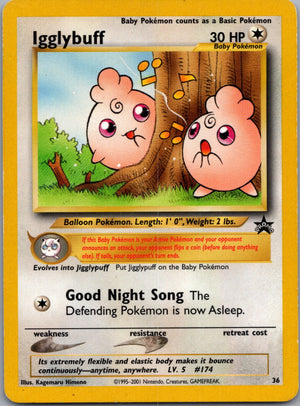 2001 WoTC Promo 36/53 Igglybuff Promo M25