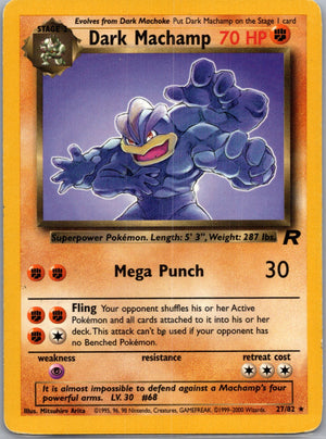 2000 Team Rocket 27/82 Dark Machamp (27) Rare G268