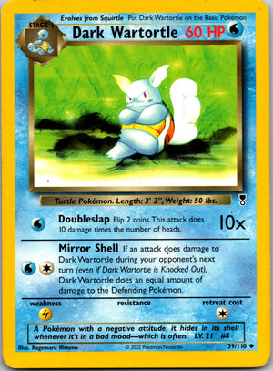 2002 Dark Wartortle 41/110 Legendary Collection Uncommon A249