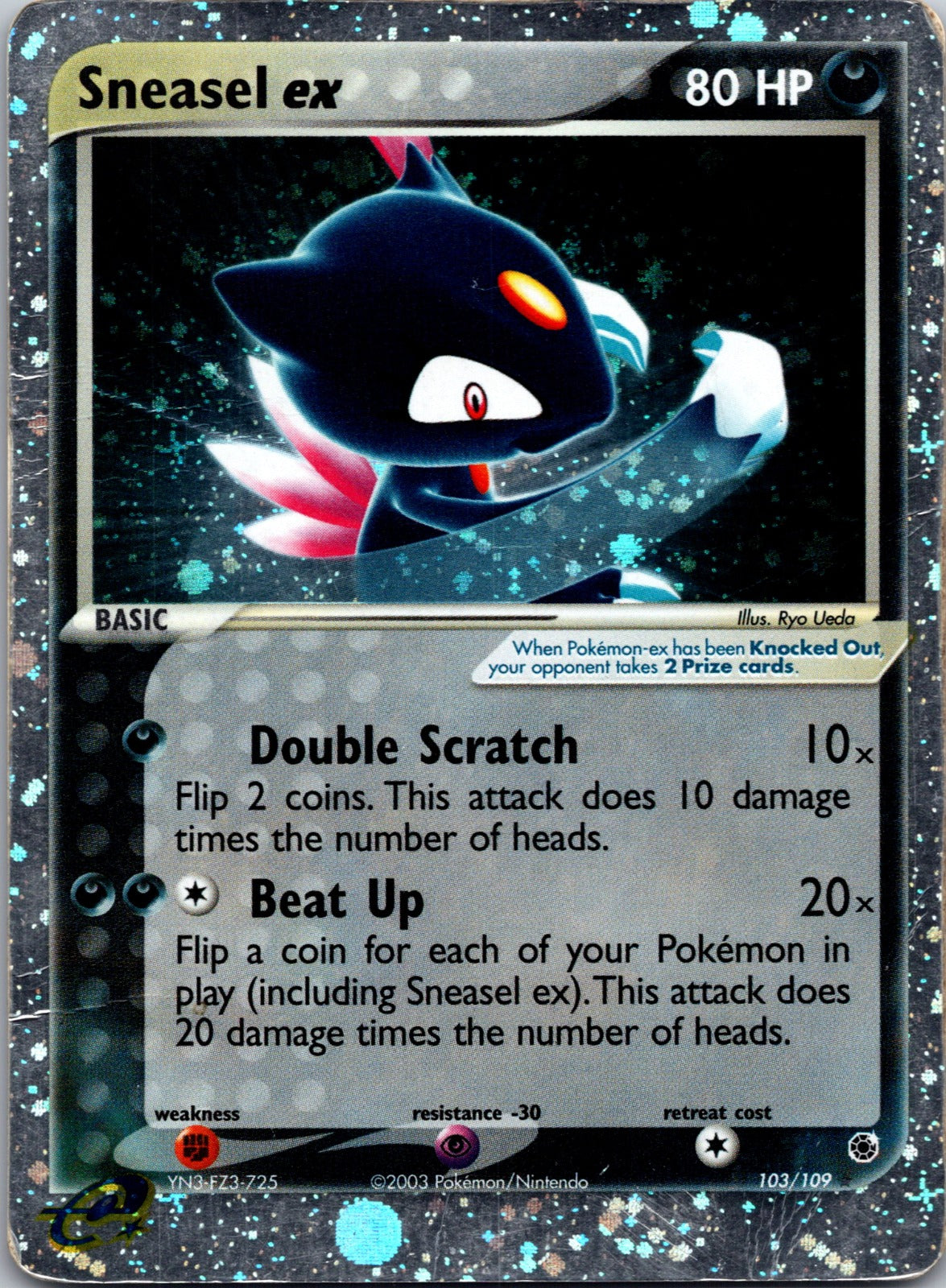 2003 Sneasel ex Ruby and Sapphire 103/109 LP