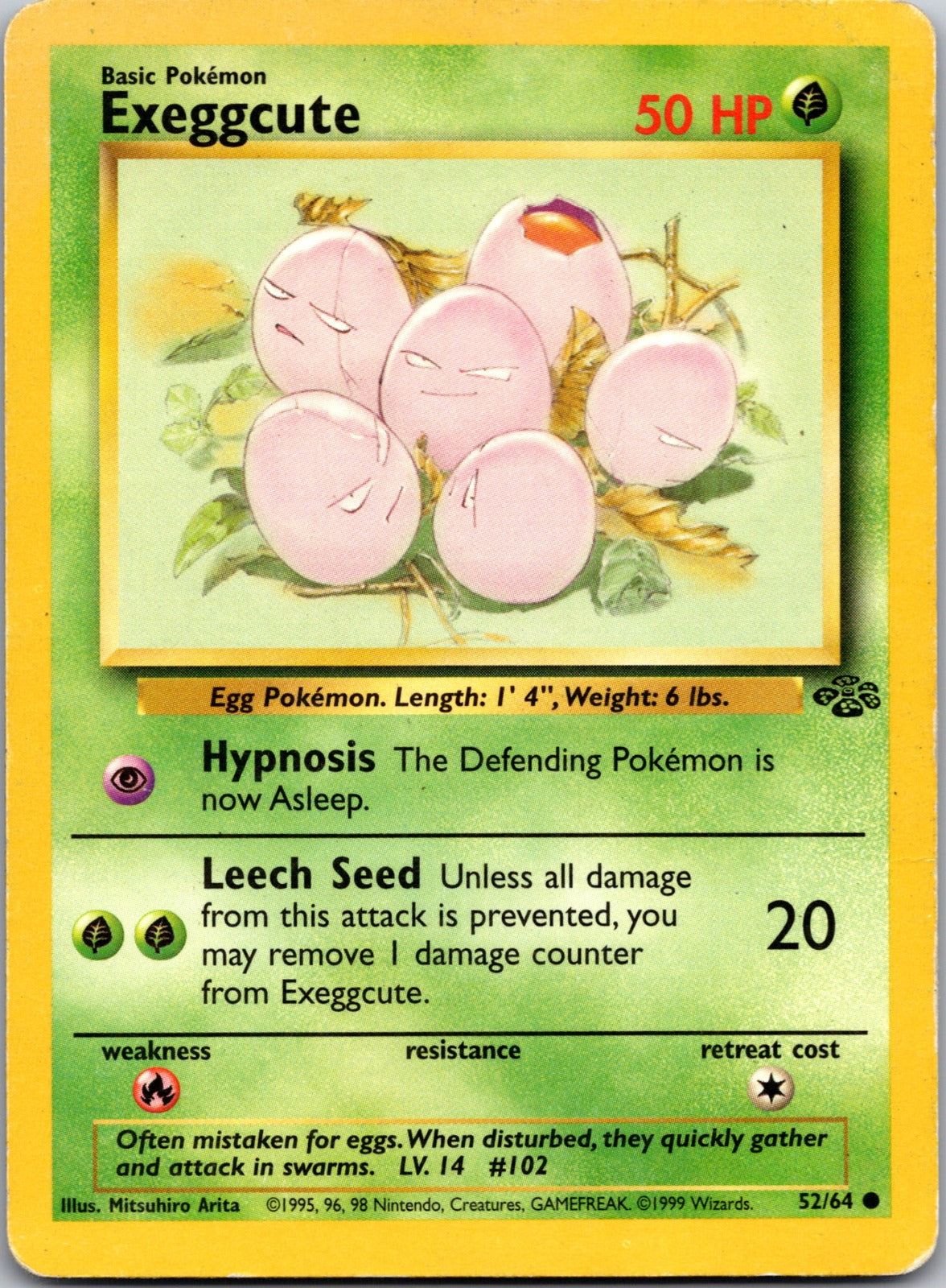 1999 Jungle 52/64 Exeggcute HP F273