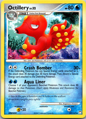 2007 Mysterious Treasures 57/123 Octillery LP