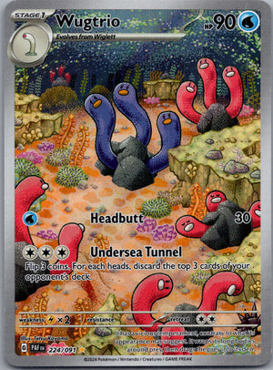 2024 SV: Paldean Fates 224/091 Wugtrio LP