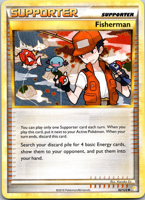 2010 HeartGold SoulSilver 92/123 Fisherman LP