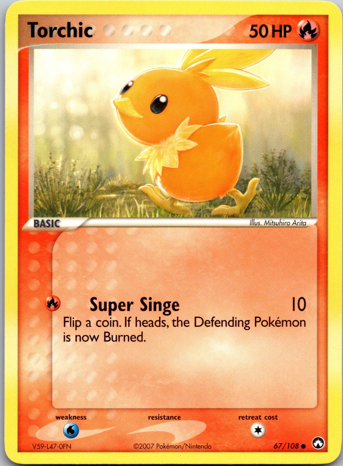 2007 Power Keepers 67/108 Torchic LP