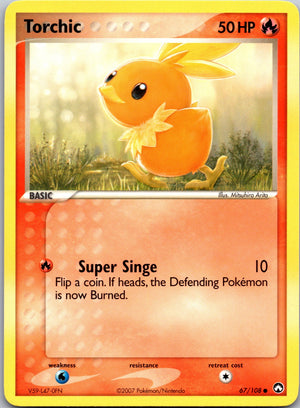 2007 Power Keepers 67/108 Torchic LP