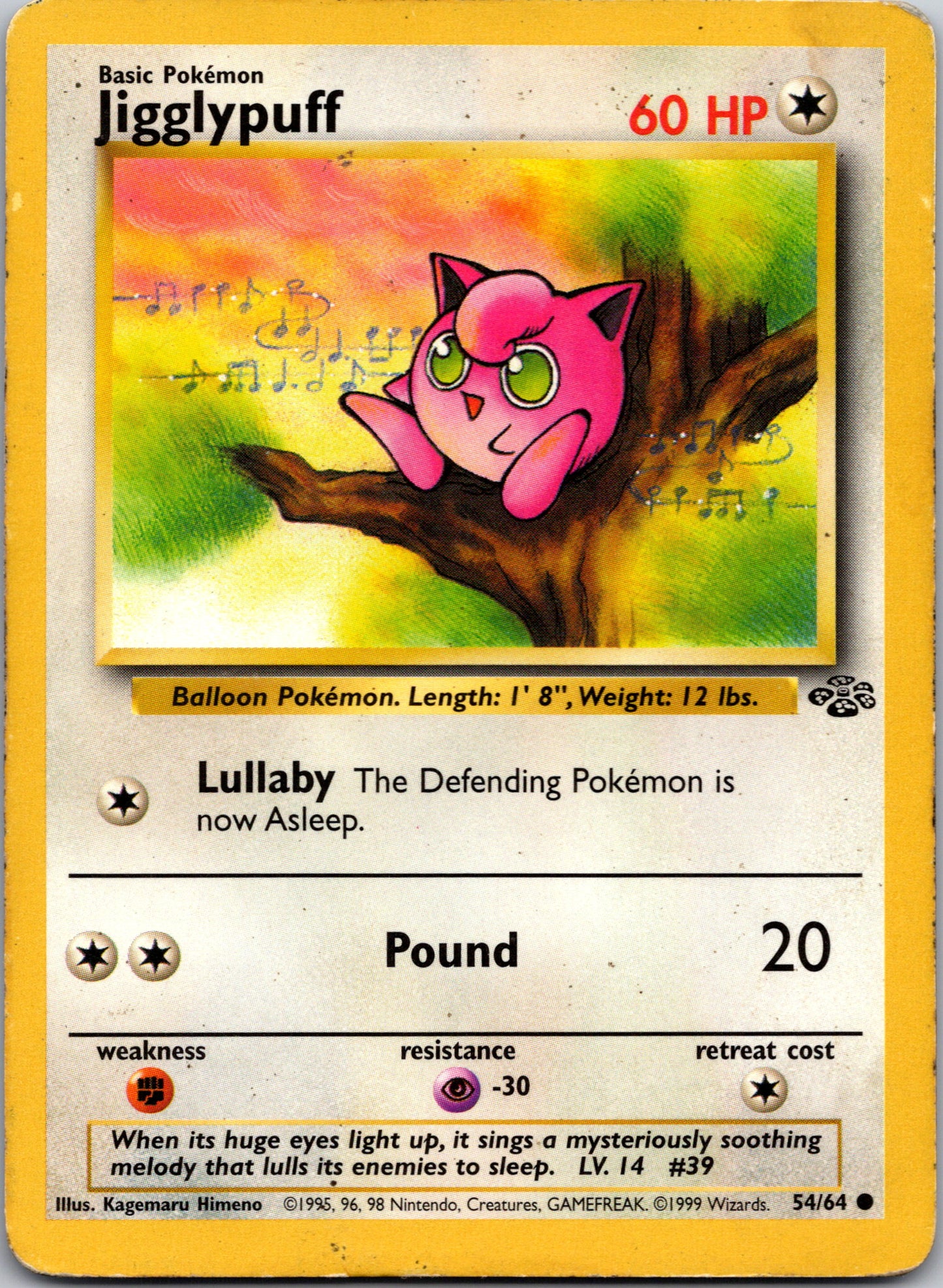 1999 Jungle 54/64 Jigglypuff Common A231