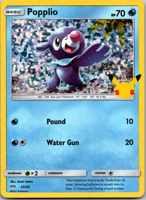 2017 McDonald's Promo 2017 004/012 Popplio - 4/12 LP