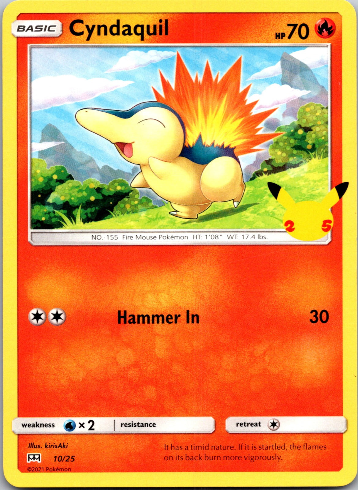 2018 SM - Lost Thunder 40/214 Cyndaquil (40) LP