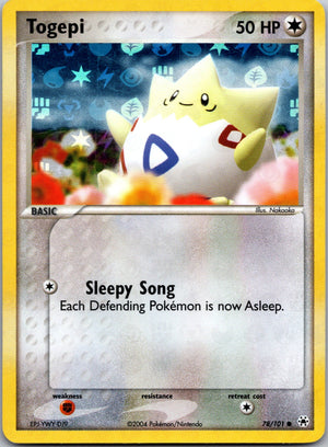2004 Togepi Hidden Legends 78/101 LP