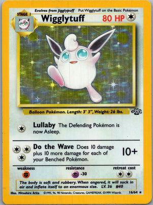 1999 Jungle 16/64 Wigglytuff (16) Holo Rare G194
