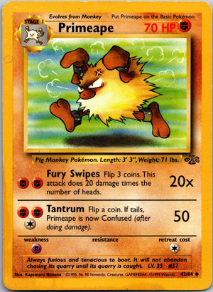 1999 Jungle 43/64 Primeape LP