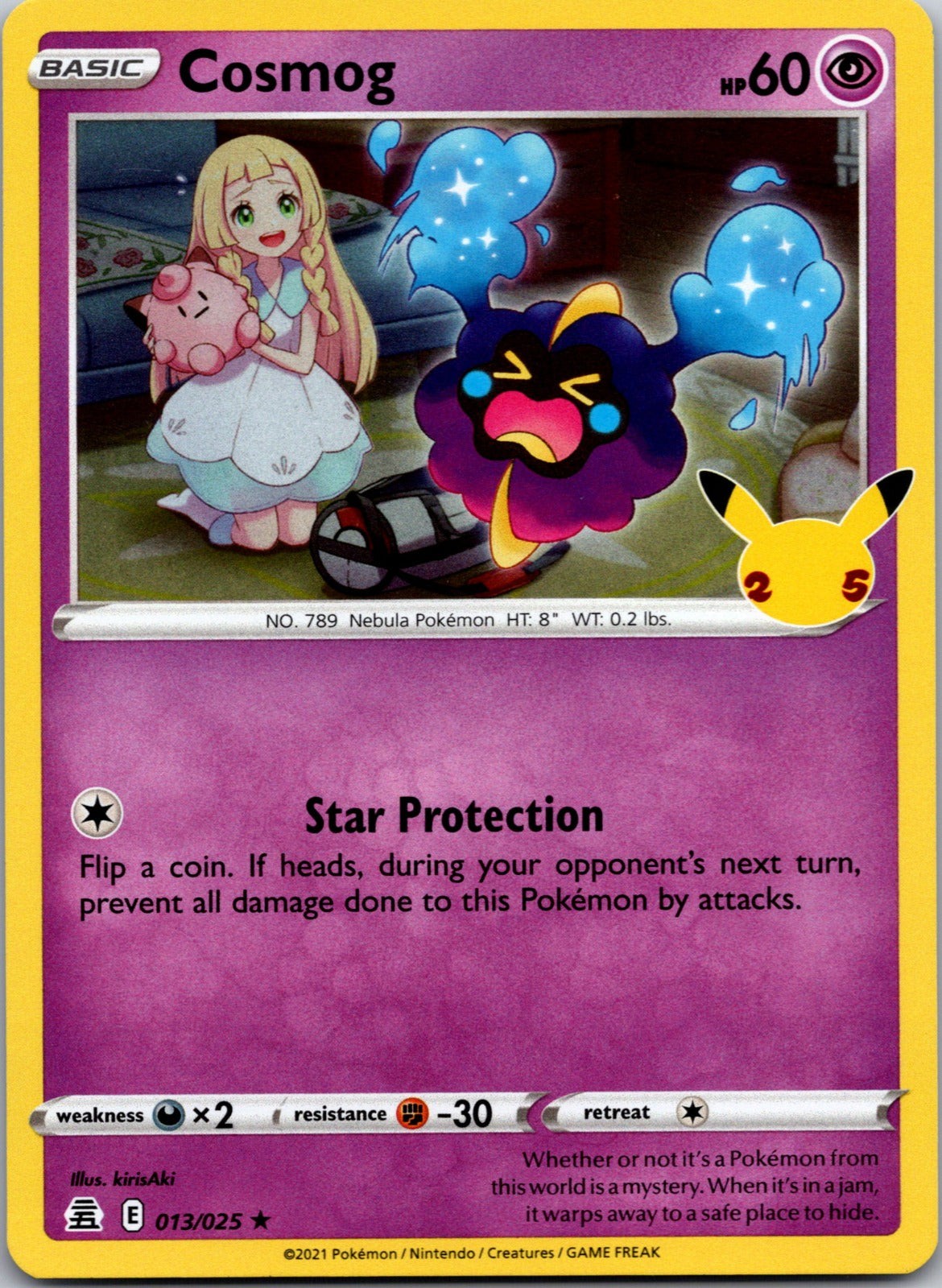 2021 Celebrations 013/025 Cosmog NM