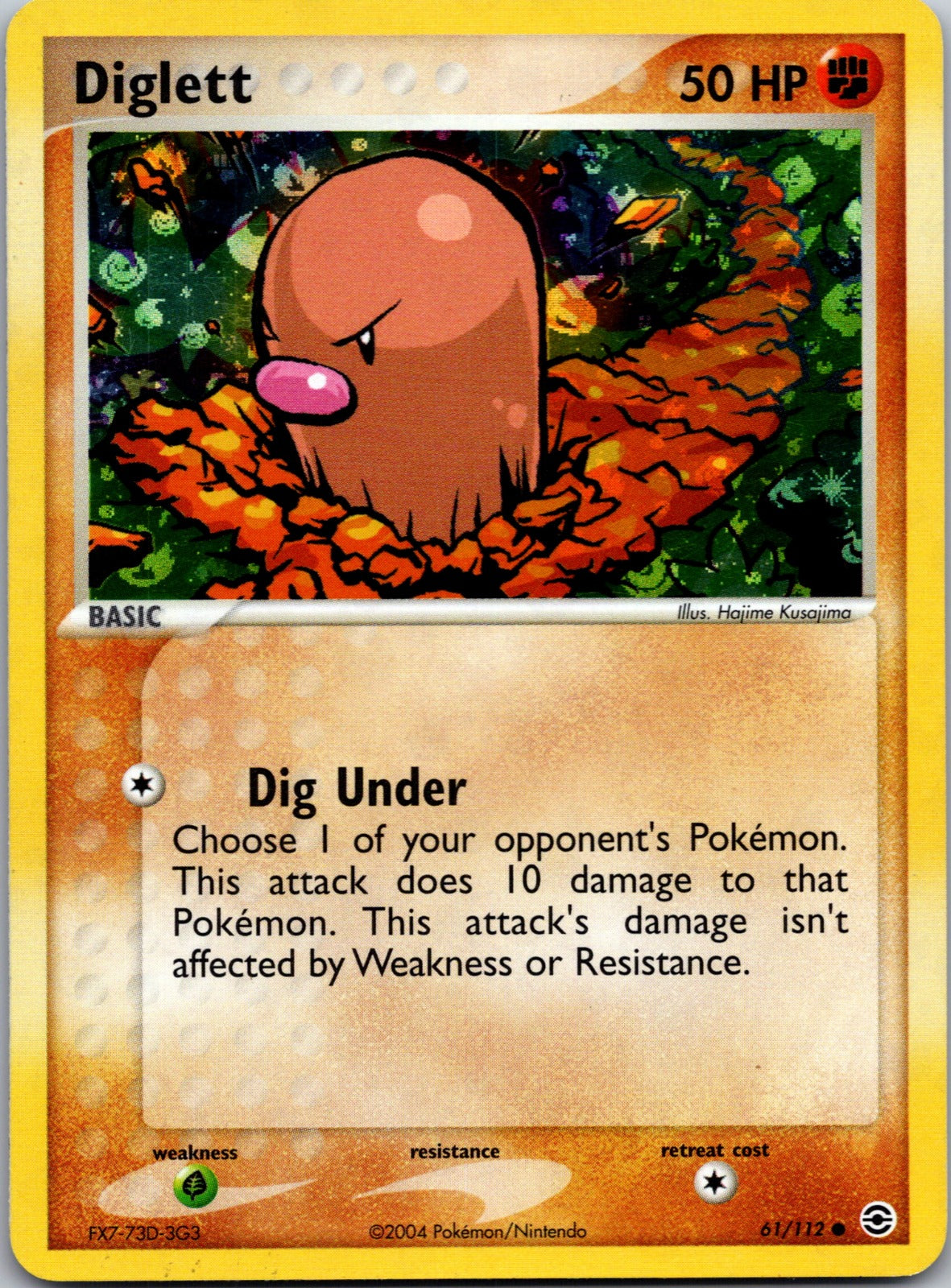 2004 Diglett FireRed & LeafGreen 61/112 LP