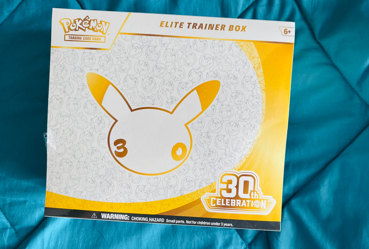 Pokemon 30th Anniversary Celebration Elite Trainer Box ETB In Hand (One Tear)