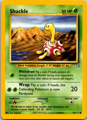 2000 Neo Genesis 072/111 Shuckle Common L84