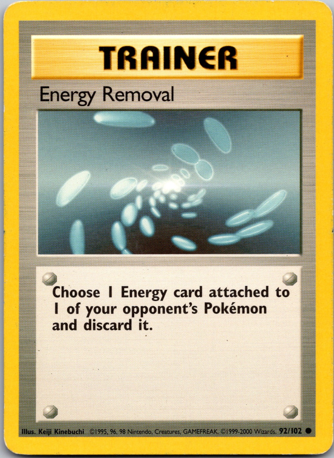2000 Base Set 2 119/130 Energy Removal LP Y166