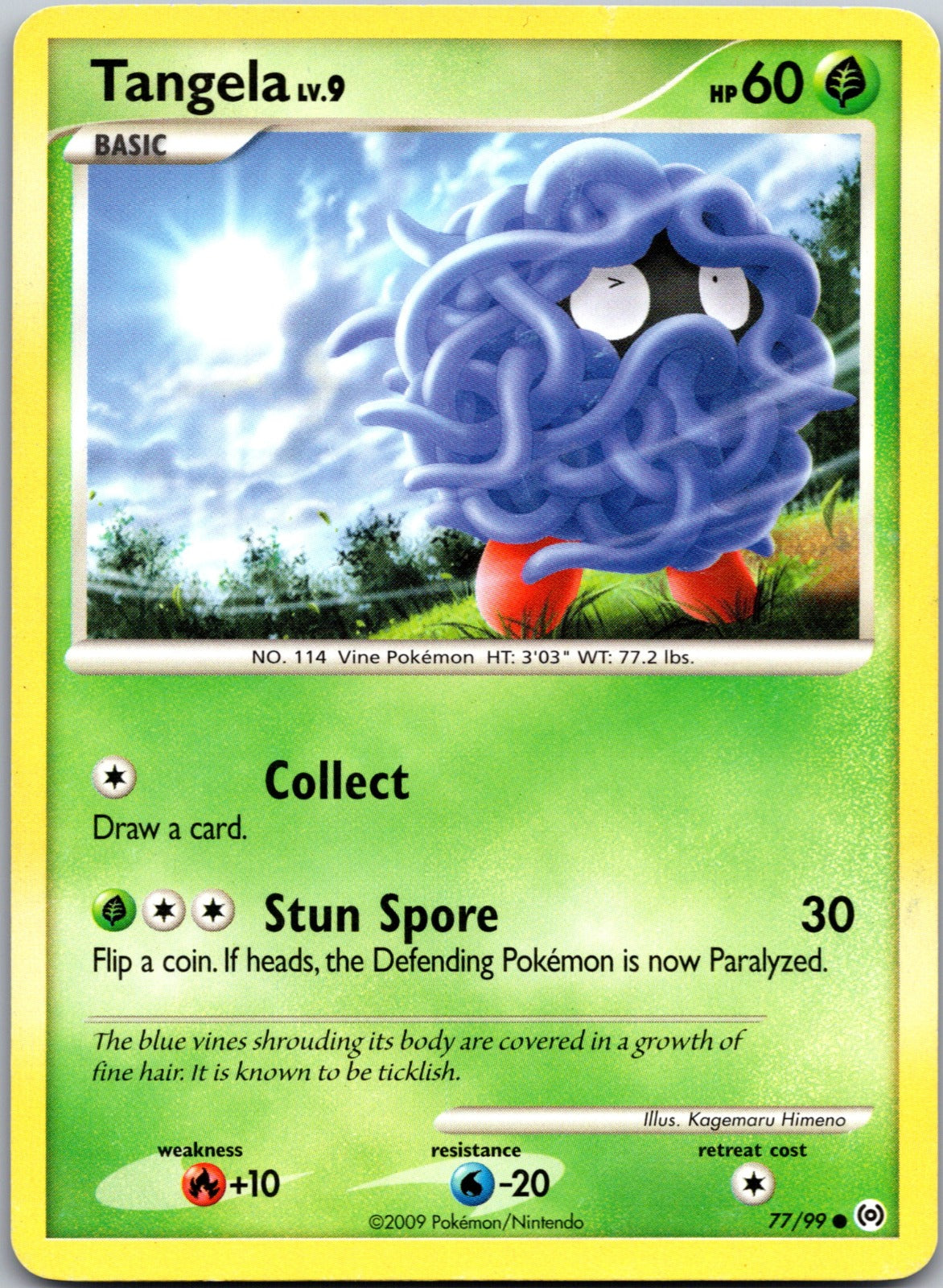 2009 Arceus 77/99 Tangela (77) LP