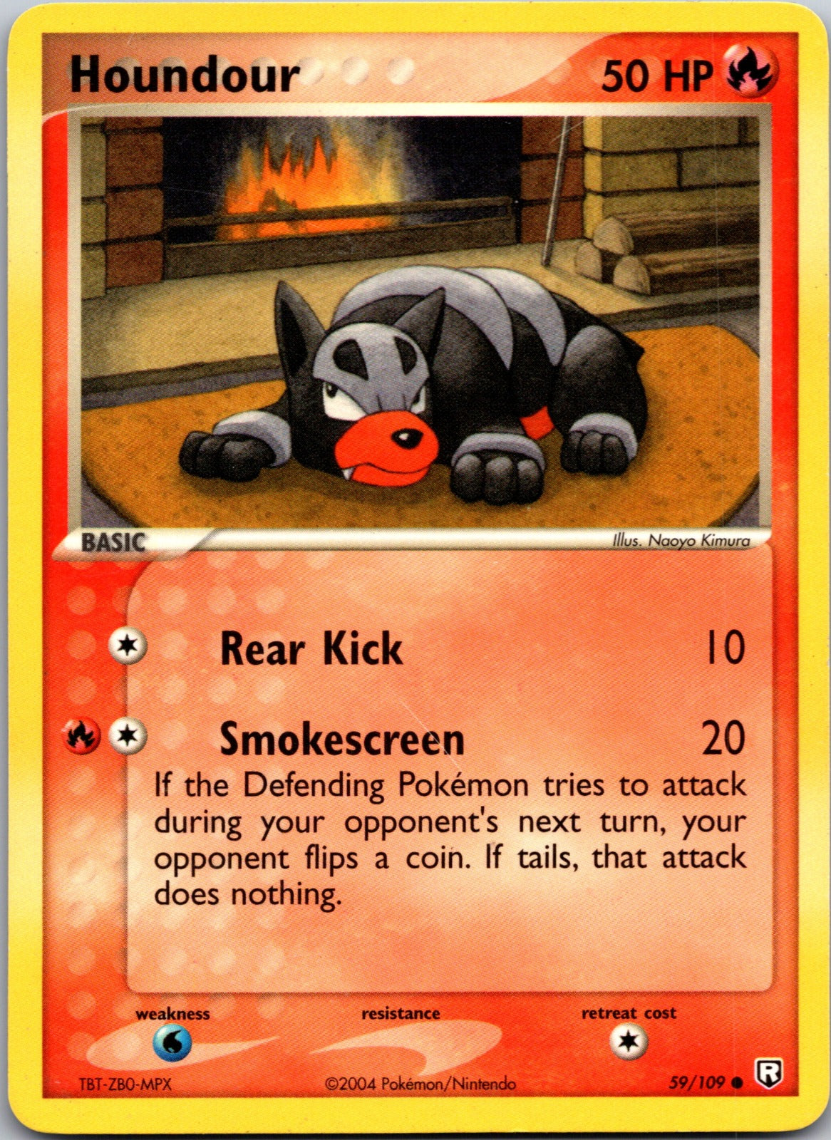2004 Team Rocket Returns 59/109 Houndour LP