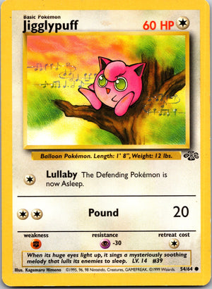 1999 Jungle 54/64 Jigglypuff Common M230