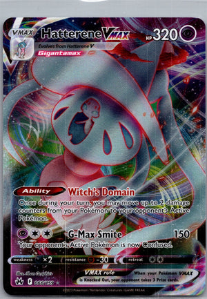 Hatterene VMAX Holofoil Ultra Rare Crown Zenith 066/159 NM
