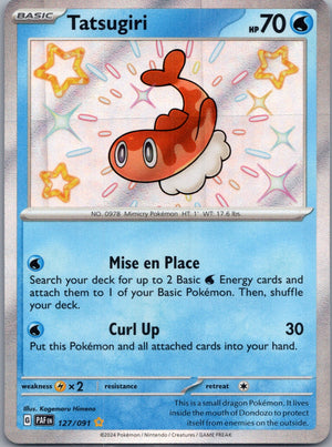 2024 SV: Paldean Fates 127/091 Tatsugiri Shiny Rare F147