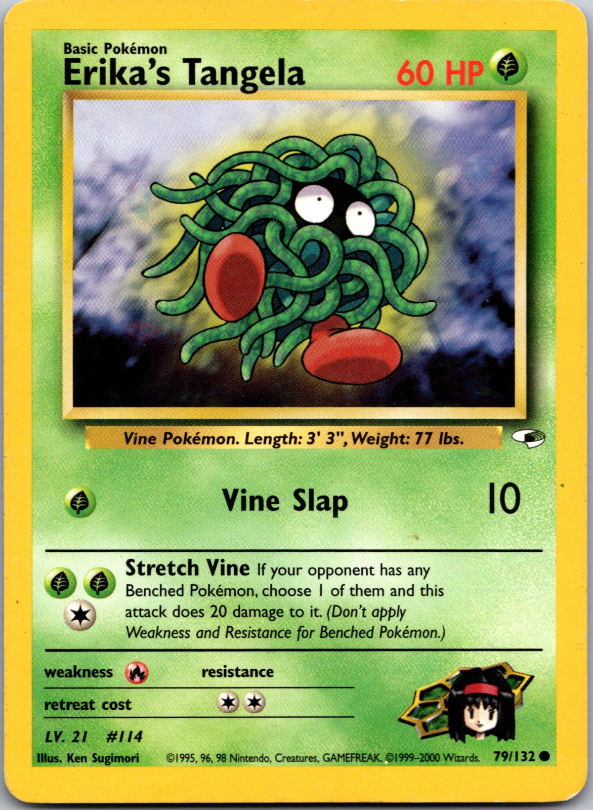 2000 Gym Heroes 079/132 Erika's Tangela LP