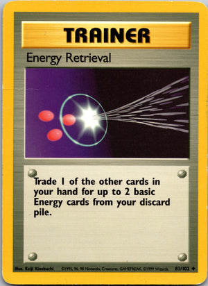 2000 Base Set 2 110/130 Energy Retrieval LP